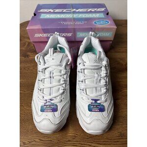 Woman's Sneakers & Athletic Shoes SKECHERS D'Lites - Fresh Start White Size 9 W